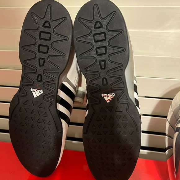 Adidas AdiPower Weightlifting White M25733 Mens Size 9.5 - Picture 5 of 7